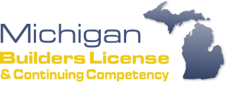 Michigan Builders License & Continuing Competency